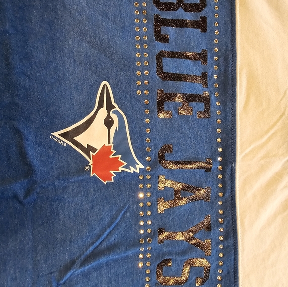 Women's Touch Royal/White Toronto Blue Jays Setter - T-Shirt (M) - Picture 4 of 5